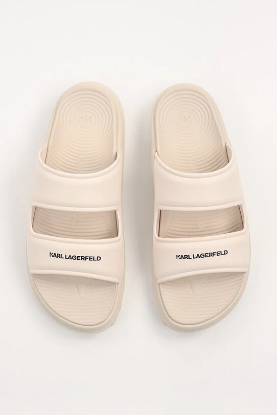 Karl Lagerfeld klapki SKUBA 2 beżowy KL77005.VT1