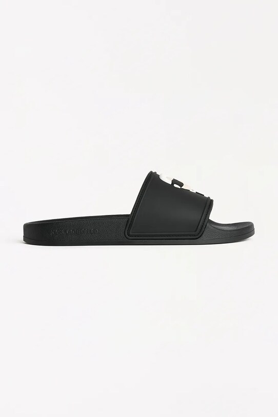 Karl Lagerfeld papucs KONDO fekete KL70005A.V00