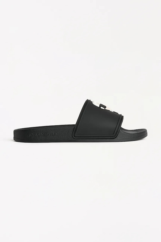 Karl Lagerfeld papucs KONDO fekete KL70005A.V00