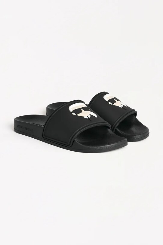 Karl Lagerfeld papucs KONDO KL70005A.V00 fekete SS25