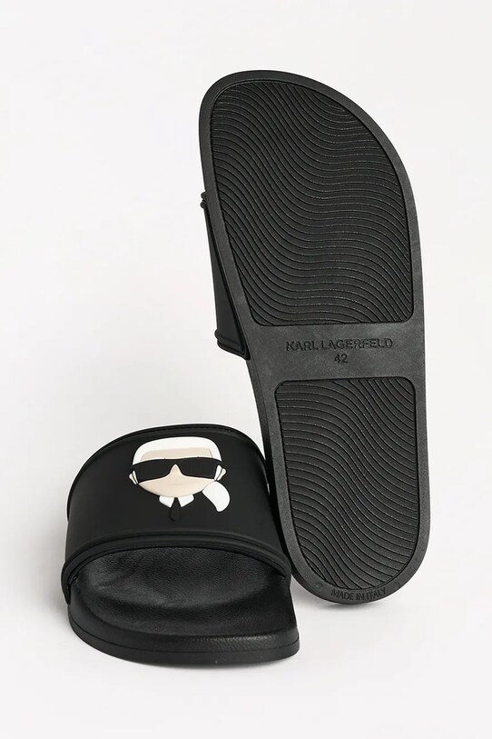 Karl Lagerfeld papucs KONDO KL70005A.V00 fekete