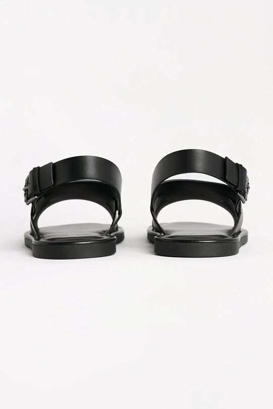 Încălțăminte Karl Lagerfeld sandale de piele KASTOR III KL70225.000 negru
