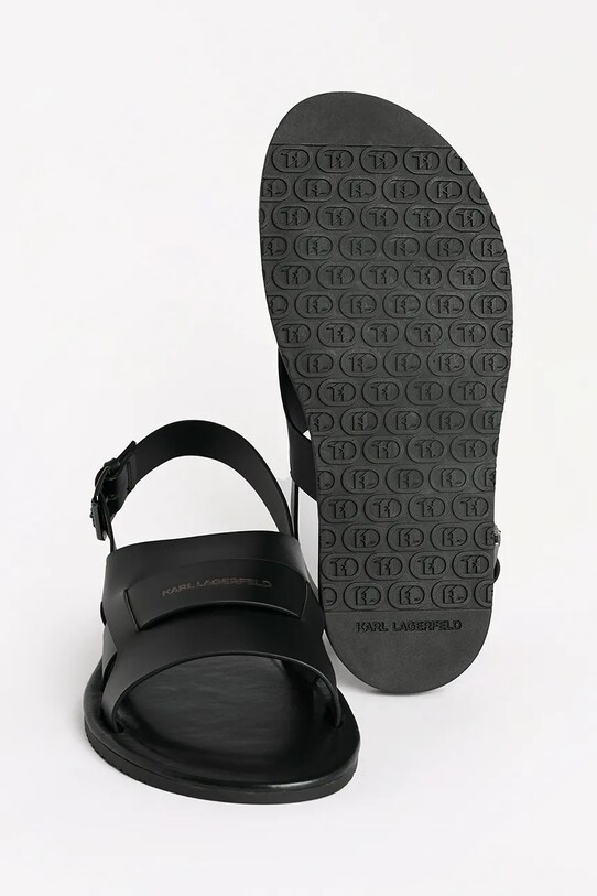 Karl Lagerfeld sandały skórzane KASTOR III KL70225.000 czarny