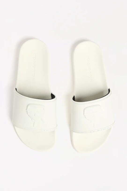 Karl Lagerfeld papuci KONDO alb KL70009A.VT1