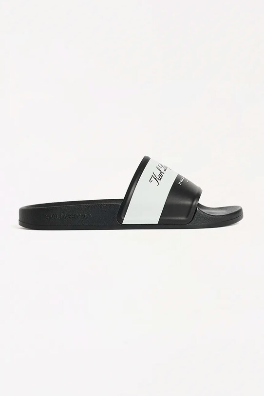 Karl Lagerfeld papuci KONDO negru KL70023.V01