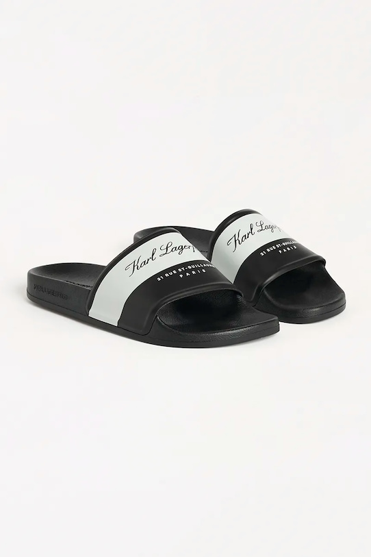 Karl Lagerfeld klapki KONDO KL70023.V01 czarny SS25