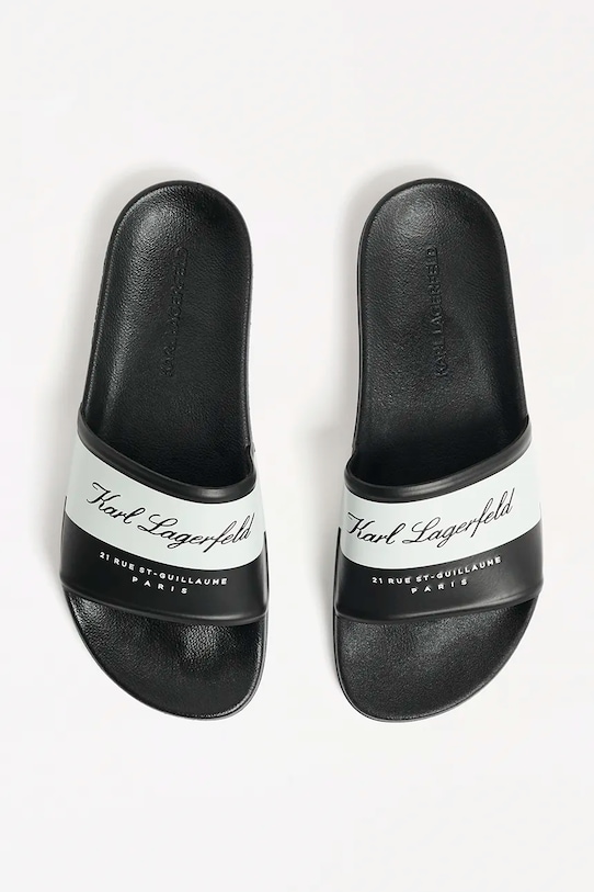 Karl Lagerfeld klapki KONDO czarny KL70023.V01