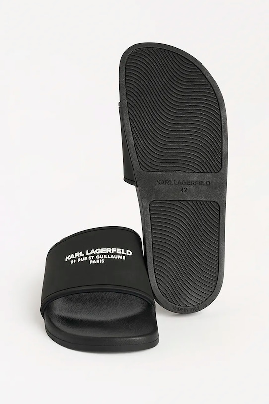 Παντόφλες Karl Lagerfeld KONDO RSG KL70008A.V00 μαύρο