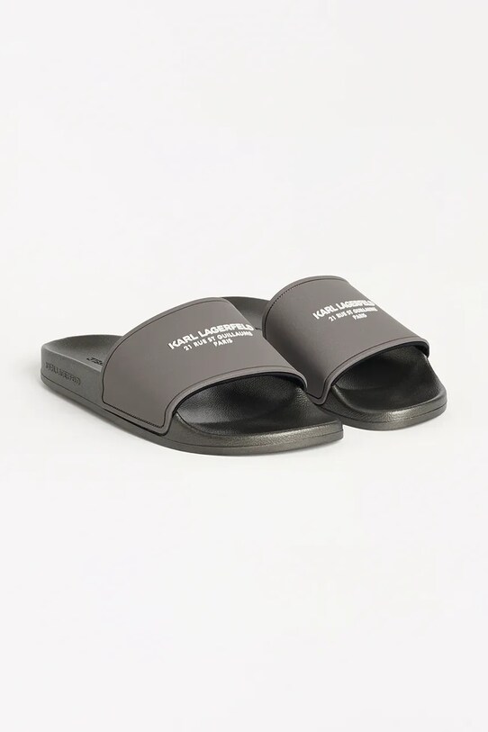 Karl Lagerfeld papuci KONDO RSG KL70008A.VDM argintiu SS25