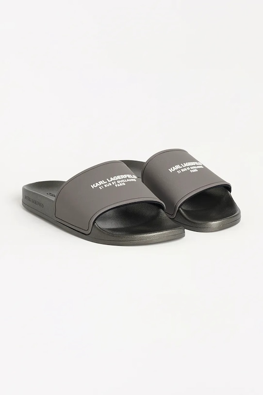 Šľapky Karl Lagerfeld KONDO RSG KL70008A.VDM strieborná SS25