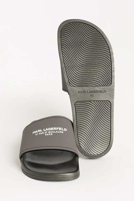 Karl Lagerfeld papuci KONDO RSG KL70008A.VDM argintiu
