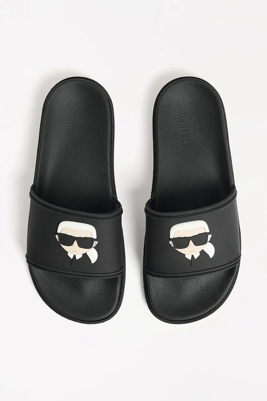 Karl Lagerfeld papuci KONDO TRED negru KL70905.V00