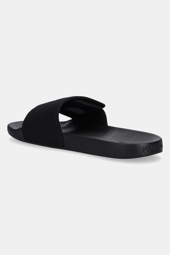 Obuv Šľapky Calvin Klein ADJ POOL SLIDE CANVAS LOGO HM0HM01749 čierna