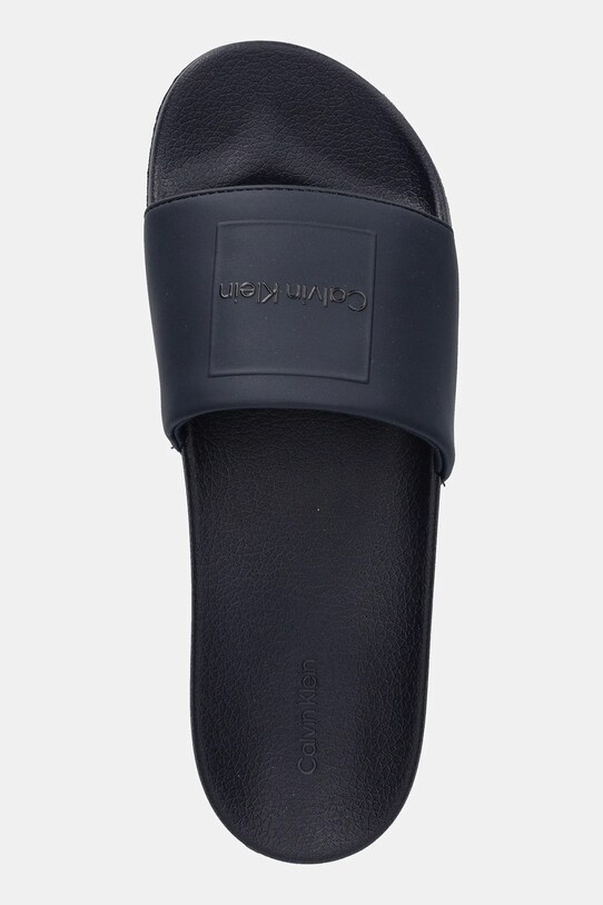 Šľapky Calvin Klein POOL SLIDE W/ CK SQUARE tmavomodrá HM0HM01754