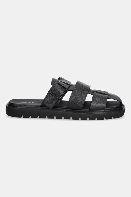 Calvin Klein Jeans klapki SQ MOLDED SANDAL FISHERMAN YM0YM01220 czarny SS25