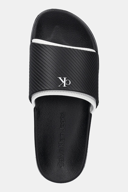 Обувь Шлепанцы Calvin Klein Jeans SLIDE RUBBER NEOPRENE TEXT YM0YM01234 чёрный