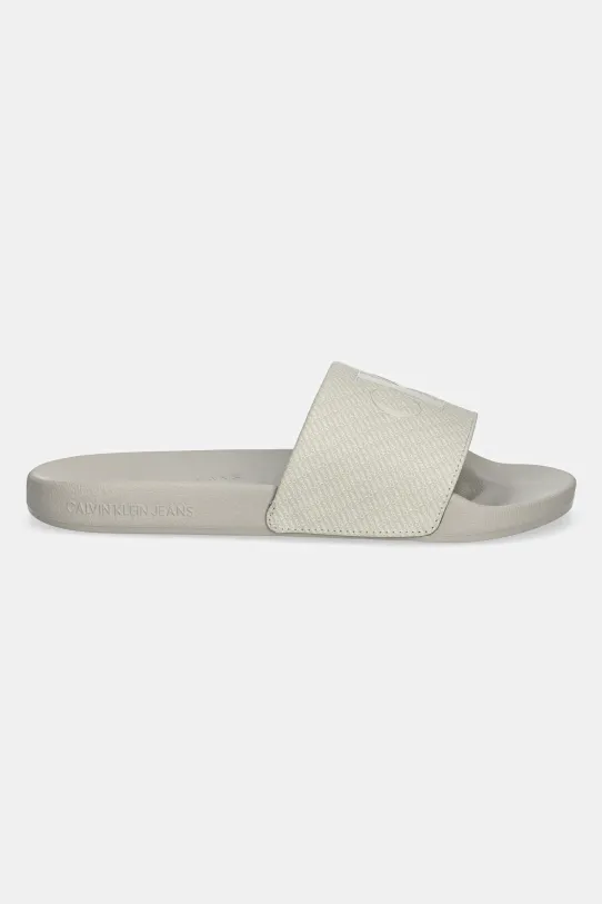 Шлепанцы Calvin Klein Jeans SLIDE AOP PRINT YM0YM01269 бежевый SS25