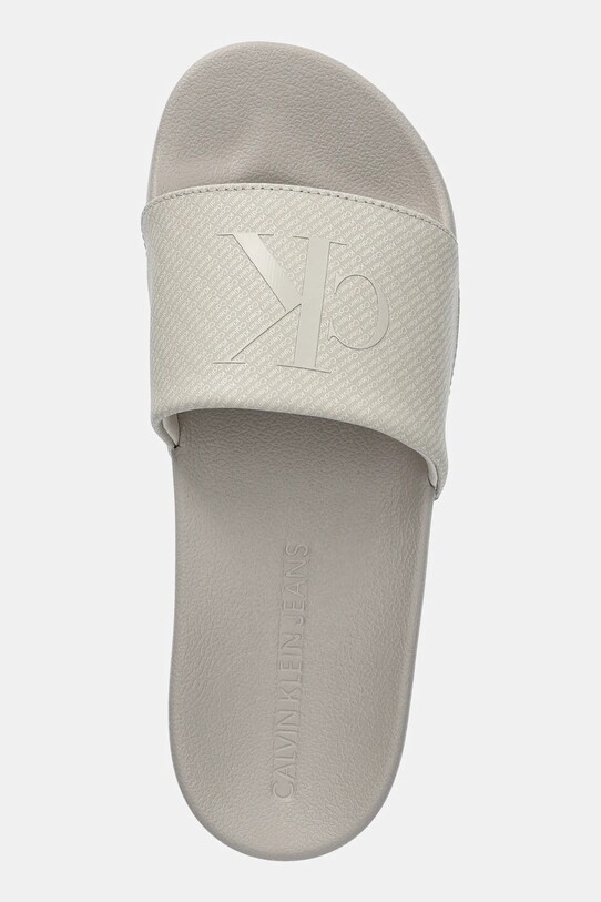 Взуття Шльопанці Calvin Klein Jeans SLIDE AOP PRINT YM0YM01269 бежевий