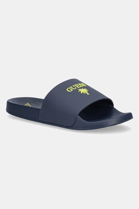 Guess papuci SLIDES PALMA bleumarin F5GZ05.BB00F.G7V2