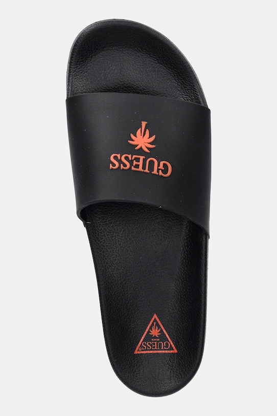 Guess klapki SLIDES PALMA czarny F5GZ05.BB00F.JBLK