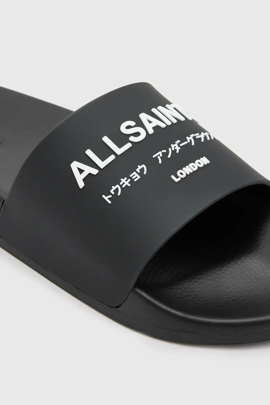 Обувь Шлепанцы AllSaints Underground Slider M001FC чёрный
