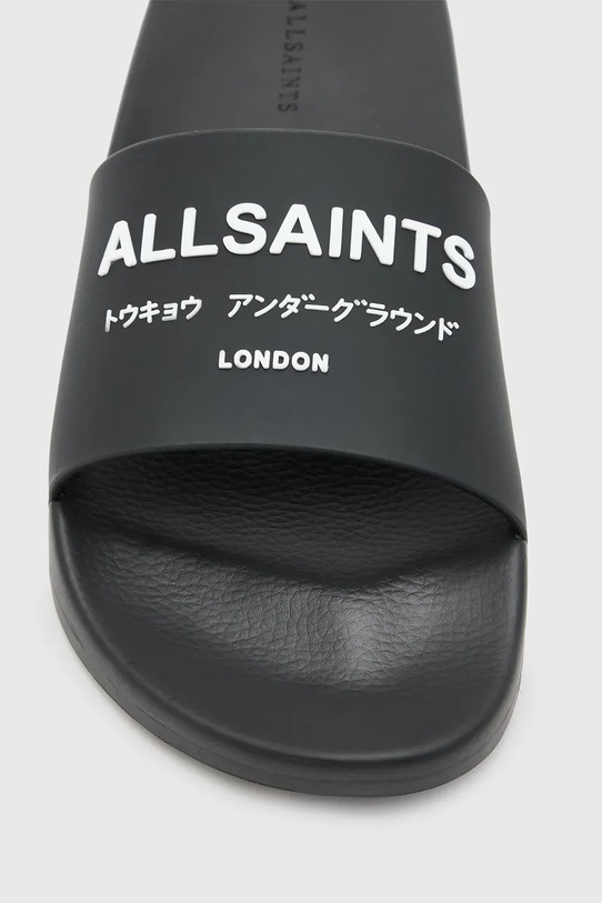 Шлепанцы AllSaints Underground Slider чёрный M001FC