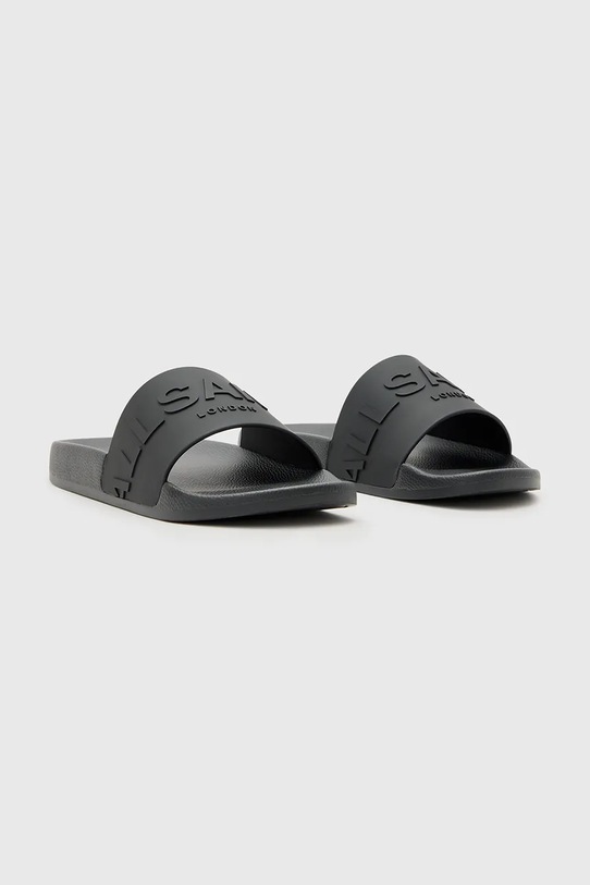 AllSaints klapki Biggy Slider M006FC czarny SS25