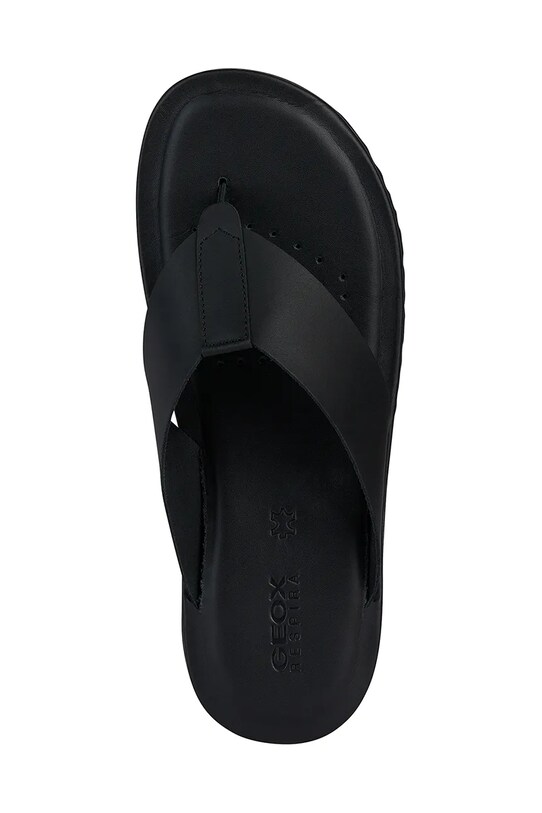 Geox slapi de piele U ERICE U45GUC.00043.C9999 negru
