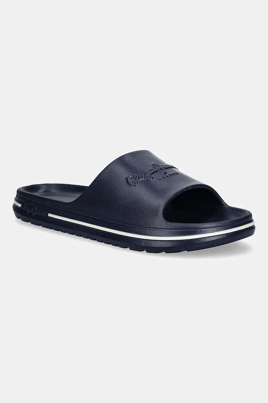 Pepe Jeans klapki BEACH SLIDE M Planet friendly granatowy PMS70159.575
