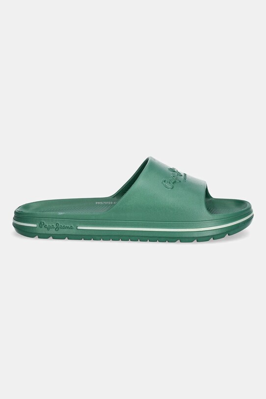 Pepe Jeans papuci BEACH SLIDE M PMS70159.664 verde SS25