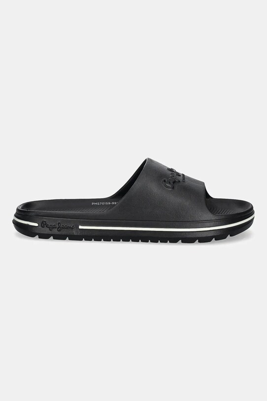 Pepe Jeans papuci BEACH SLIDE M PMS70159.997 negru SS25