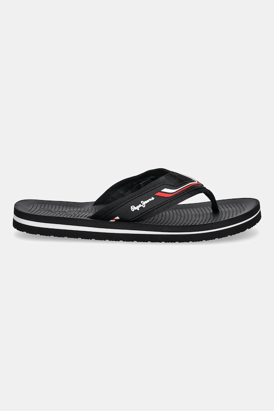 Σαγιονάρες Pepe Jeans WEST CLUB PMS70162 μαύρο SS25