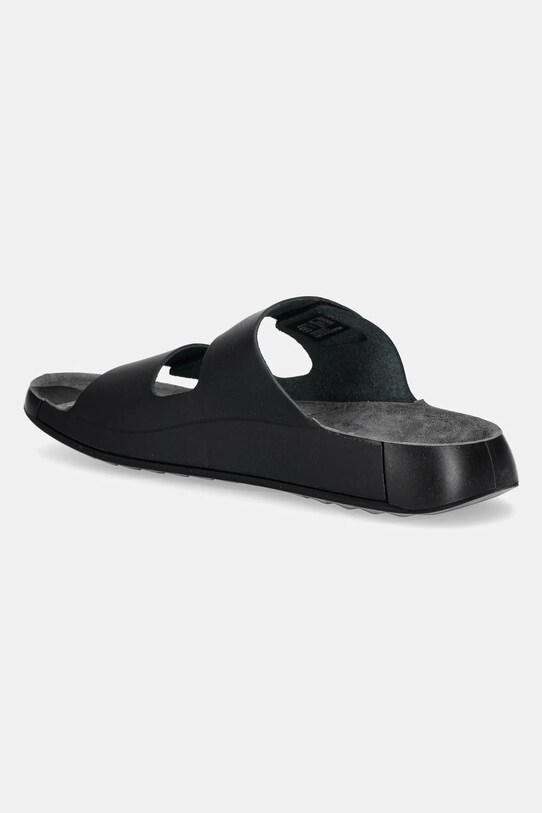 Παπούτσια Δερμάτινες παντόφλες Ecco Cozmo 2-Strap 500904.01001 μαύρο