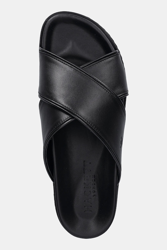 Hackett London klapki MIKONOS CROSSOVER czarny HMS21474