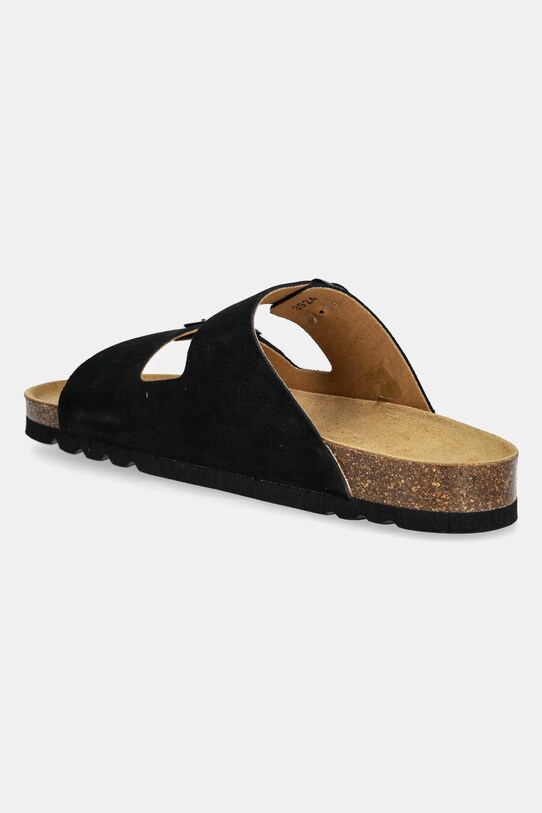 Încălțăminte Scholl papuci din piele JULIEN F300741004 negru
