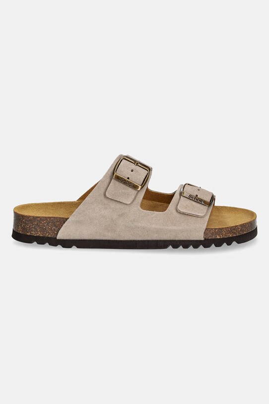 Scholl nubuk papucs JULIEN F300742361 bézs SS25