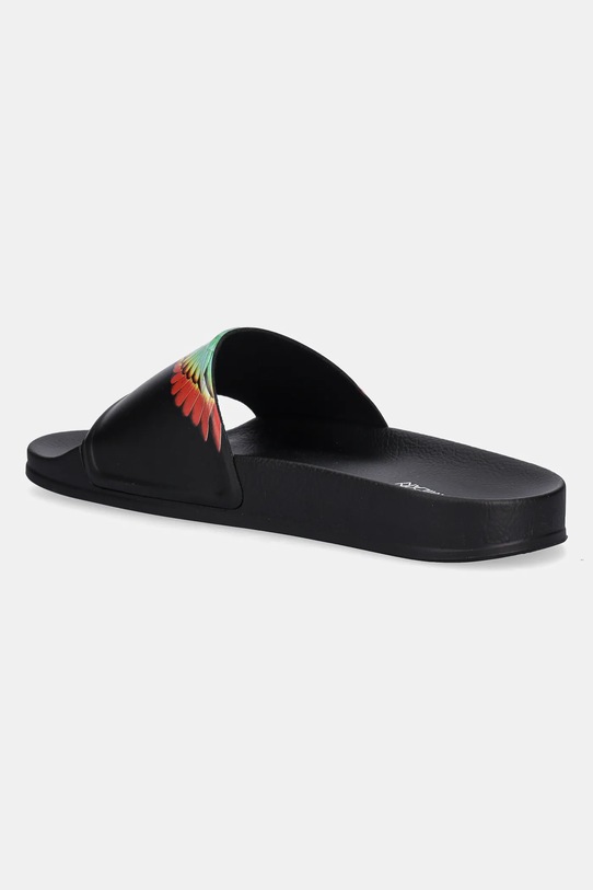 Obuwie Marcelo Burlon klapki Icon Wings Sliders Black Multicolor CMIC001S25MAT0011084 czarny