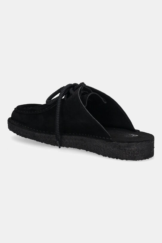 Shoes Clarks Originals suede sliders Desert Nomad Mule 26180722 black
