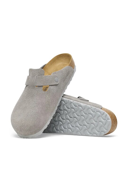 Birkenstock suede sliders Boston LEVE 1027688