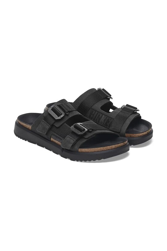Δερμάτινες παντόφλες Birkenstock Shinjuku 2S LEA/TEX μαύρο 1029640