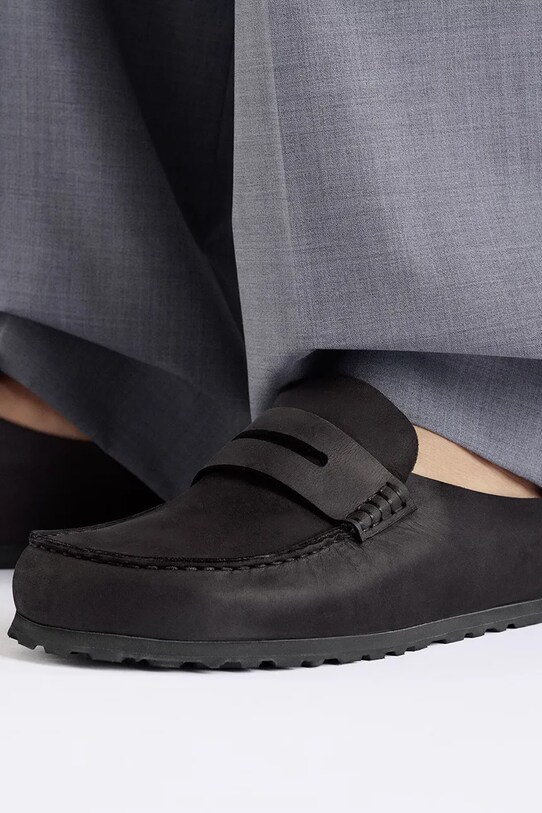 Шкіряні шльопанці Birkenstock Naples Wrapped LEOI 1029711