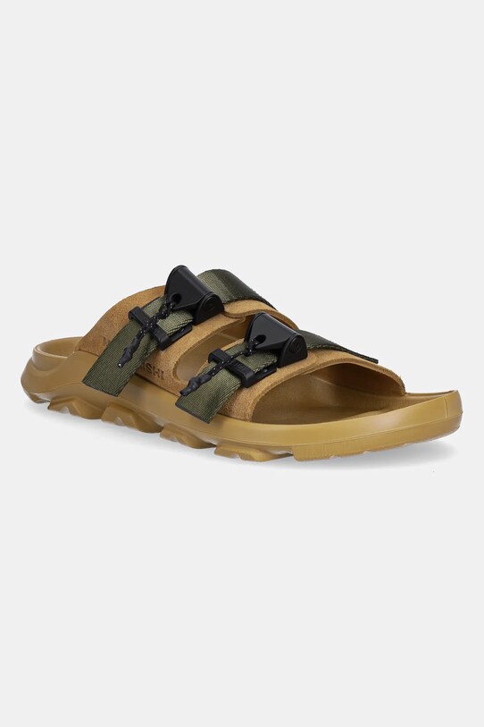 Birkenstock 1774 klapki nubukowe x Maharishi Mogami Terra Tech 2S Pack Planet friendly beżowy 1030030