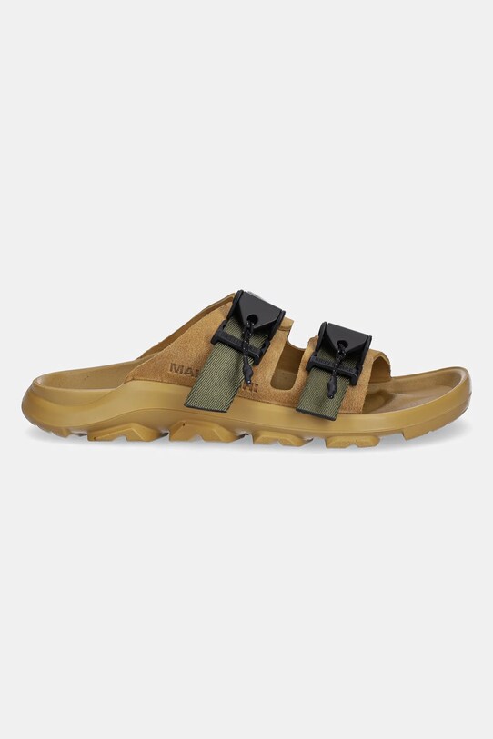 Birkenstock 1774 klapki nubukowe x Maharishi Mogami Terra Tech 2S Pack 1030030 beżowy SS25