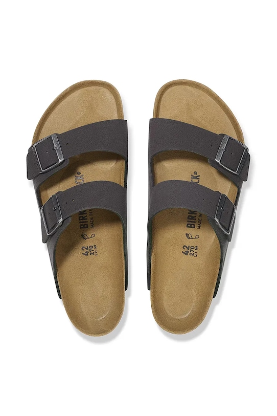 Birkenstock klapki Arizona Birkibuc 1029134 brązowy