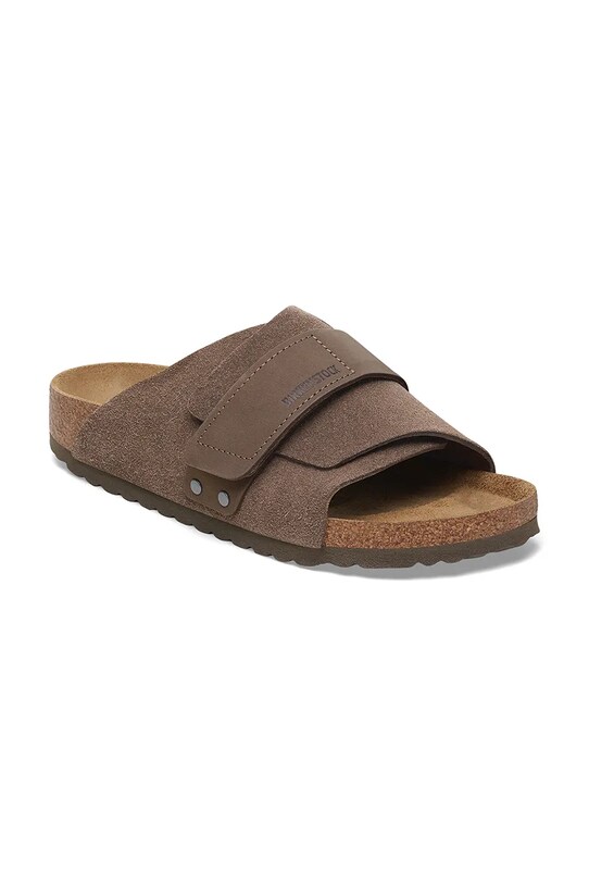 Birkenstock slapi de piele Kyoto 1029137 verde SS25