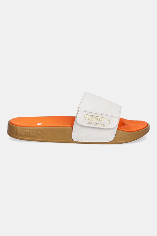 Παντόφλες σουέτ Puma Leadcat 2.0 Palermo Foil 399041 μπεζ SS25