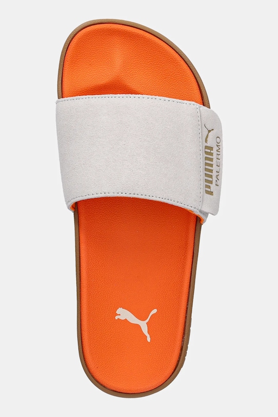 Puma papucs velúrból Leadcat 2.0 Palermo Foil bézs 399041