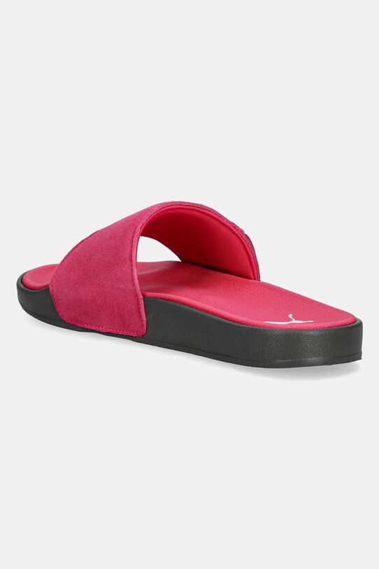 Încălțăminte Puma papuci din piele Leadcat 2.0 Palermo Foil 399041 roz