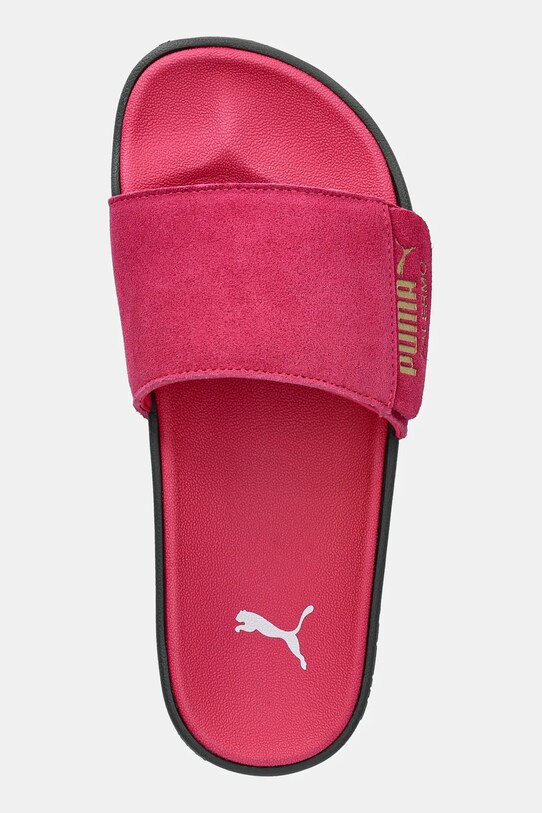 Puma papuci din piele Leadcat 2.0 Palermo Foil roz 399041