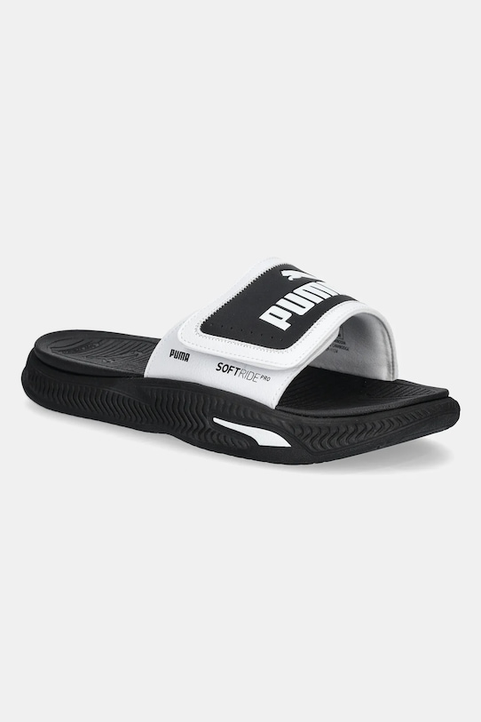 Puma papuci SoftridePro Slide 24 V sintetic alb 395431